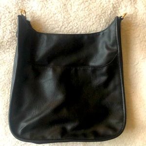 ah-dorned cross body leather bag